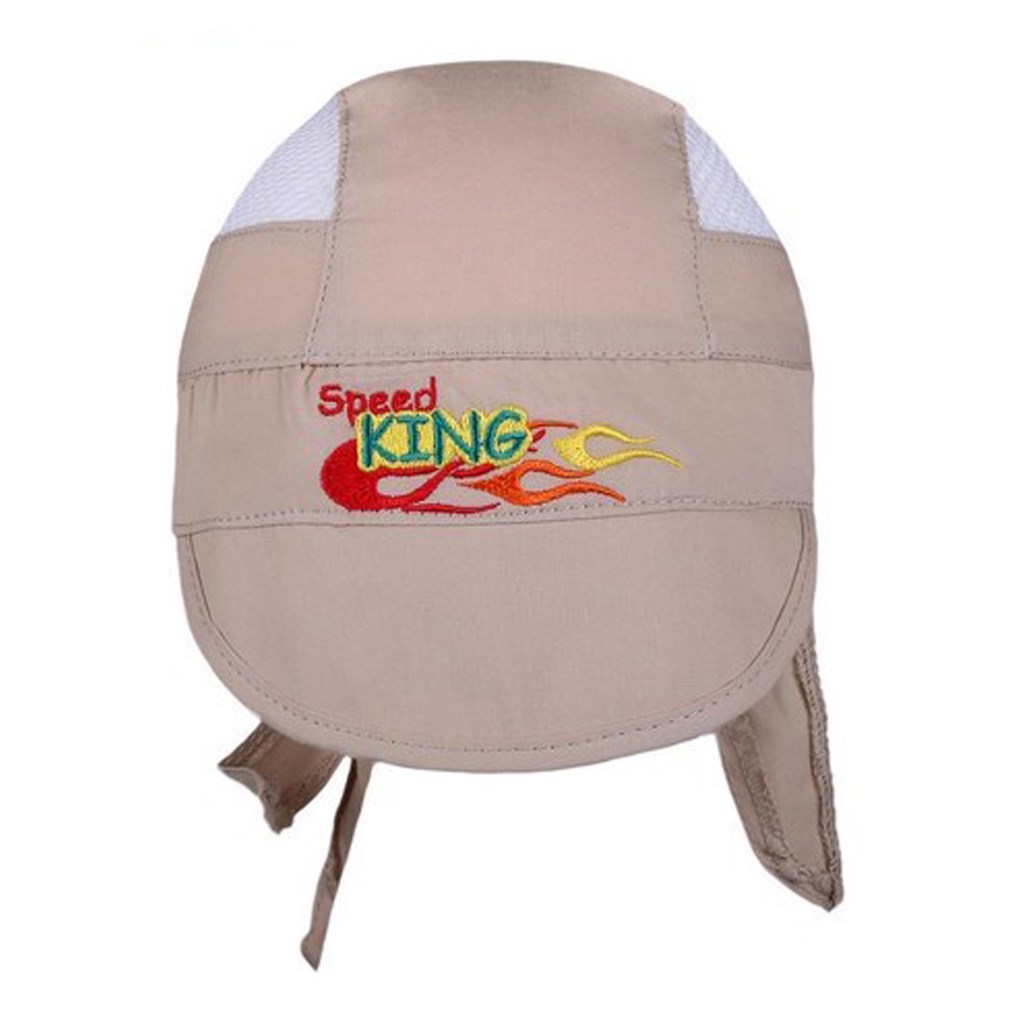 Levně Letní dětská čepička-šátek New Baby Speed King béžová