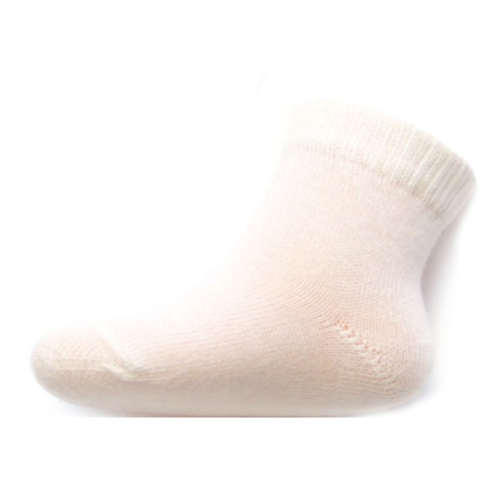 Levně Kojenecké bavlněné ponožky New Baby bílé