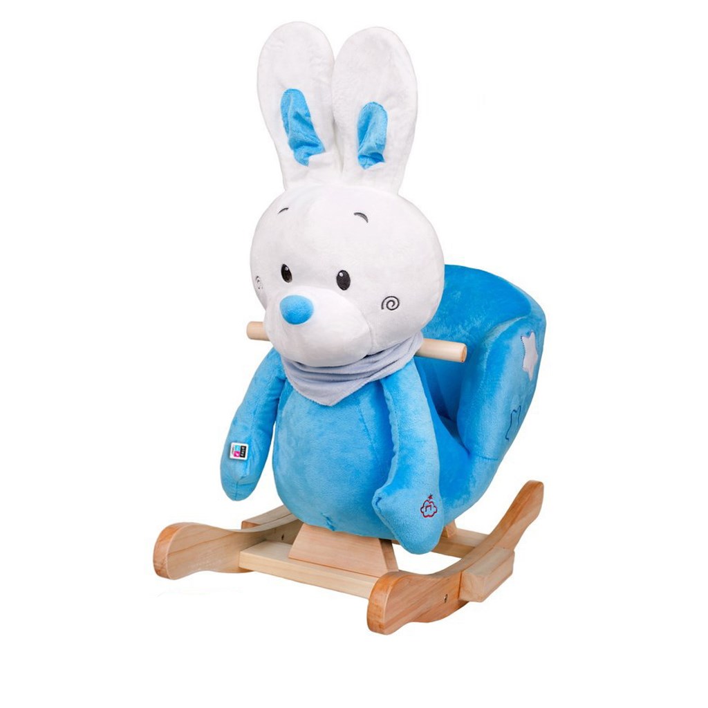 Levně Houpací hračka s melodií PlayTo králíček modrá