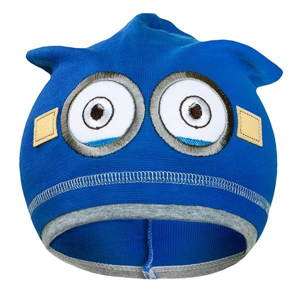 Podzimní dětská čepička New Baby mimoň tmavě modrá, vel. 110 (4-5r)