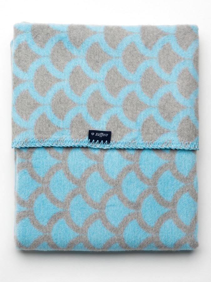 Levně Dětská bavlněná deka se vzorem Womar 75x100 modro-šedá