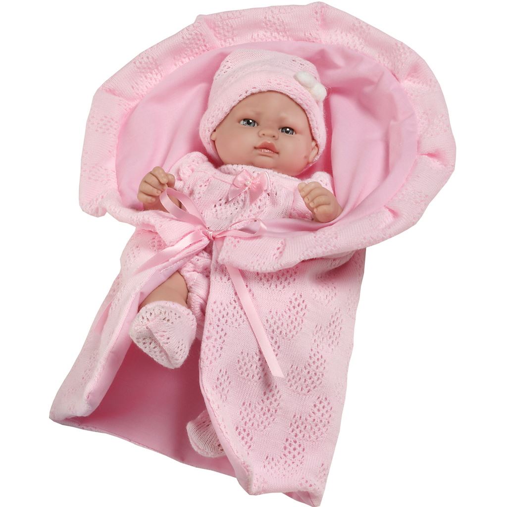 Levně Luxusní dětská panenka-miminko Berbesa Valentina 28cm