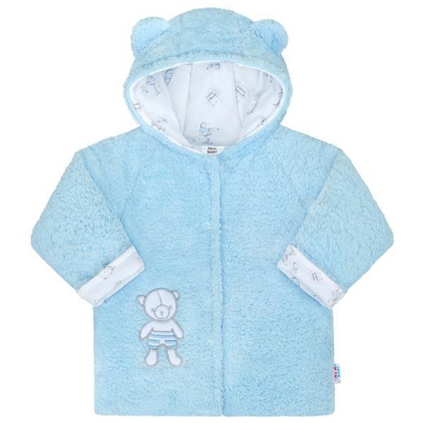Zimní kabátek New Baby Nice Bear modrý, vel. 74 (6-9m)