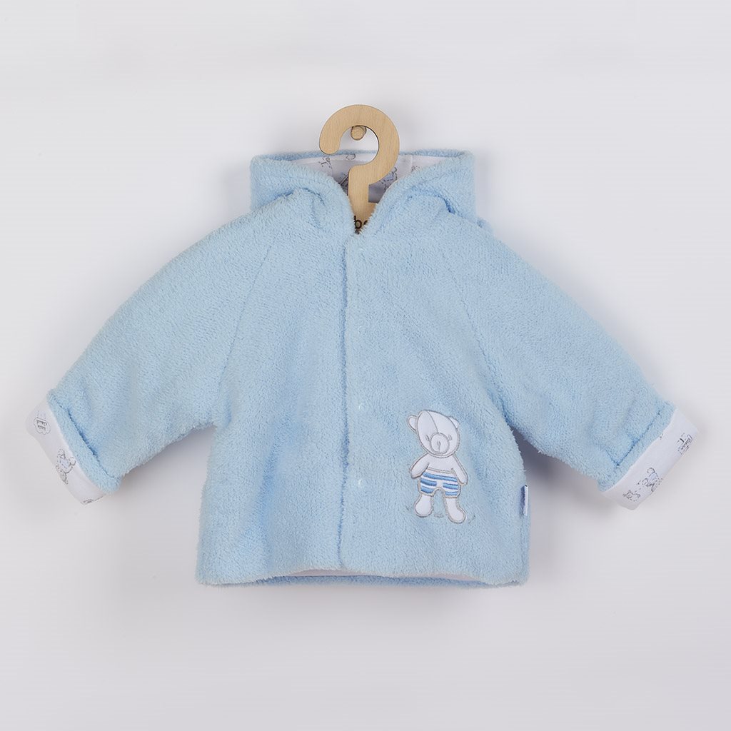 Levně Zimní kabátek New Baby Nice Bear modrý