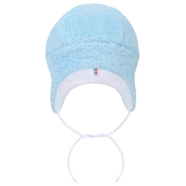 Zimní čepička New Baby Nice Bear modrá, vel. 80 (9-12m)