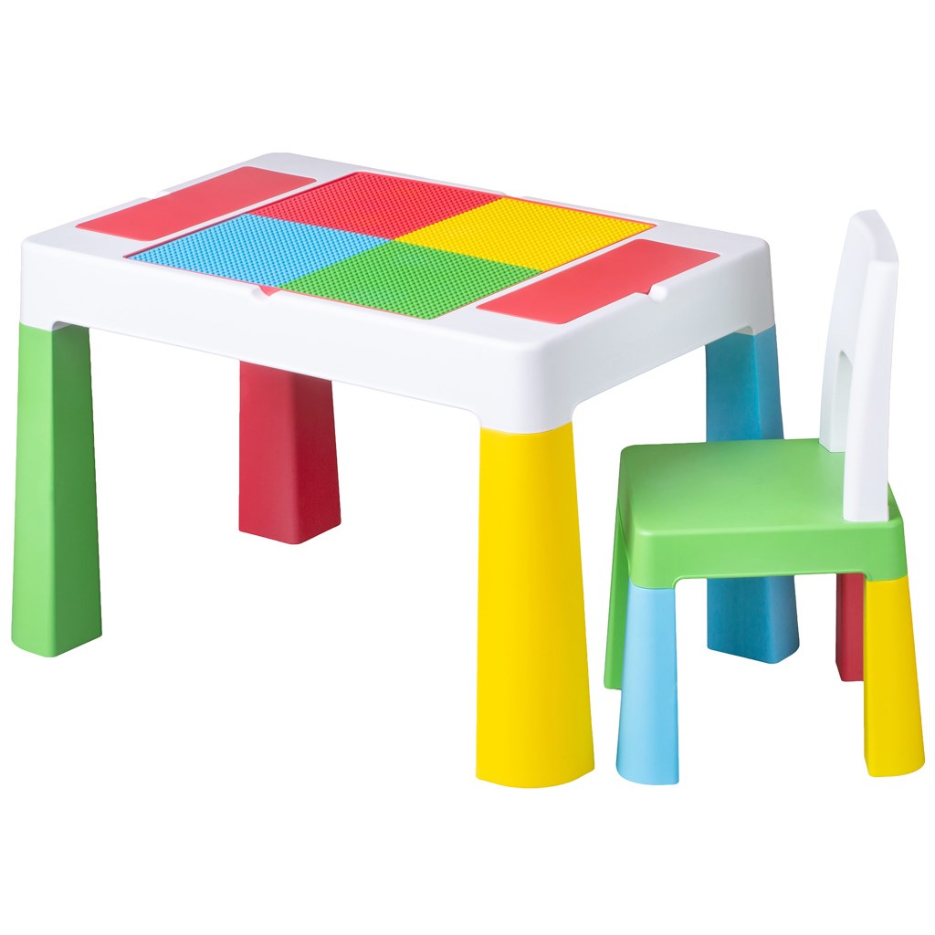 Levně Dětská sada stoleček a židlička Multifun multicolor