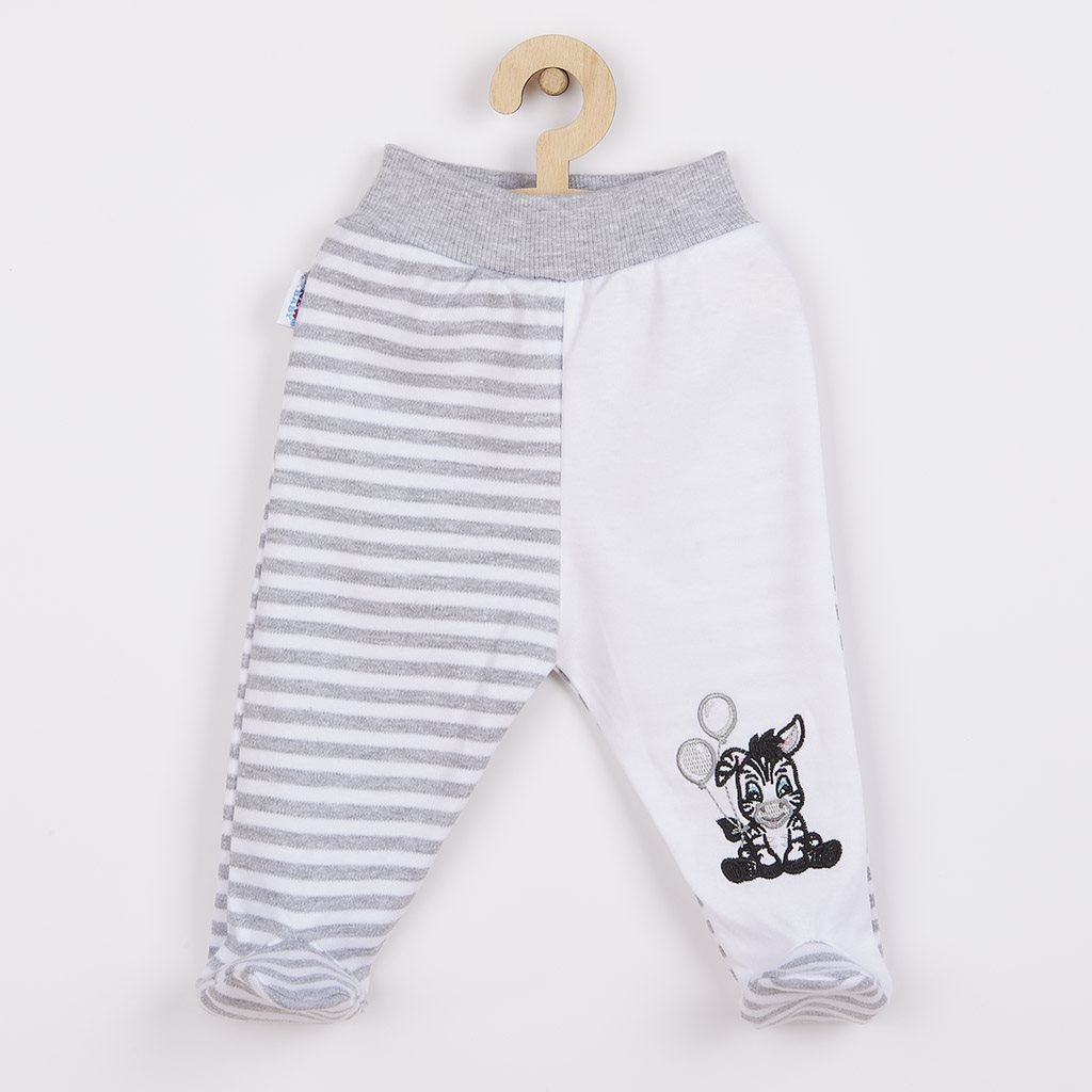 Kojenecké bavlněné polodupačky New Baby Zebra exclusive, vel. 74 (6-9m)