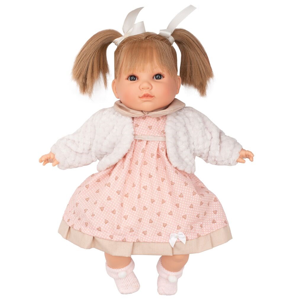 Levně Luxusní mluvící dětská panenka-holčička Berbesa Natálka 40cm