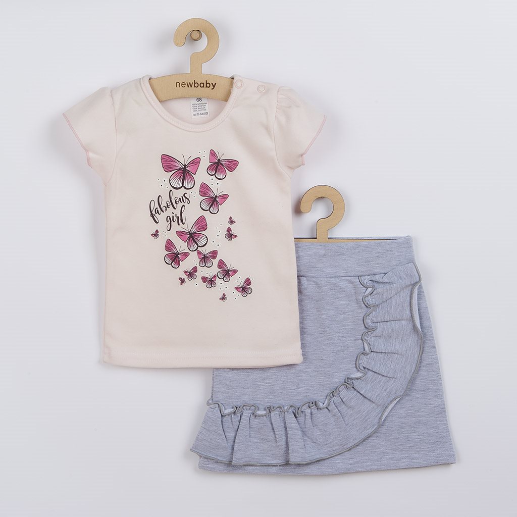 Levně Kojenecké tričko se sukýnkou New Baby Butterflies