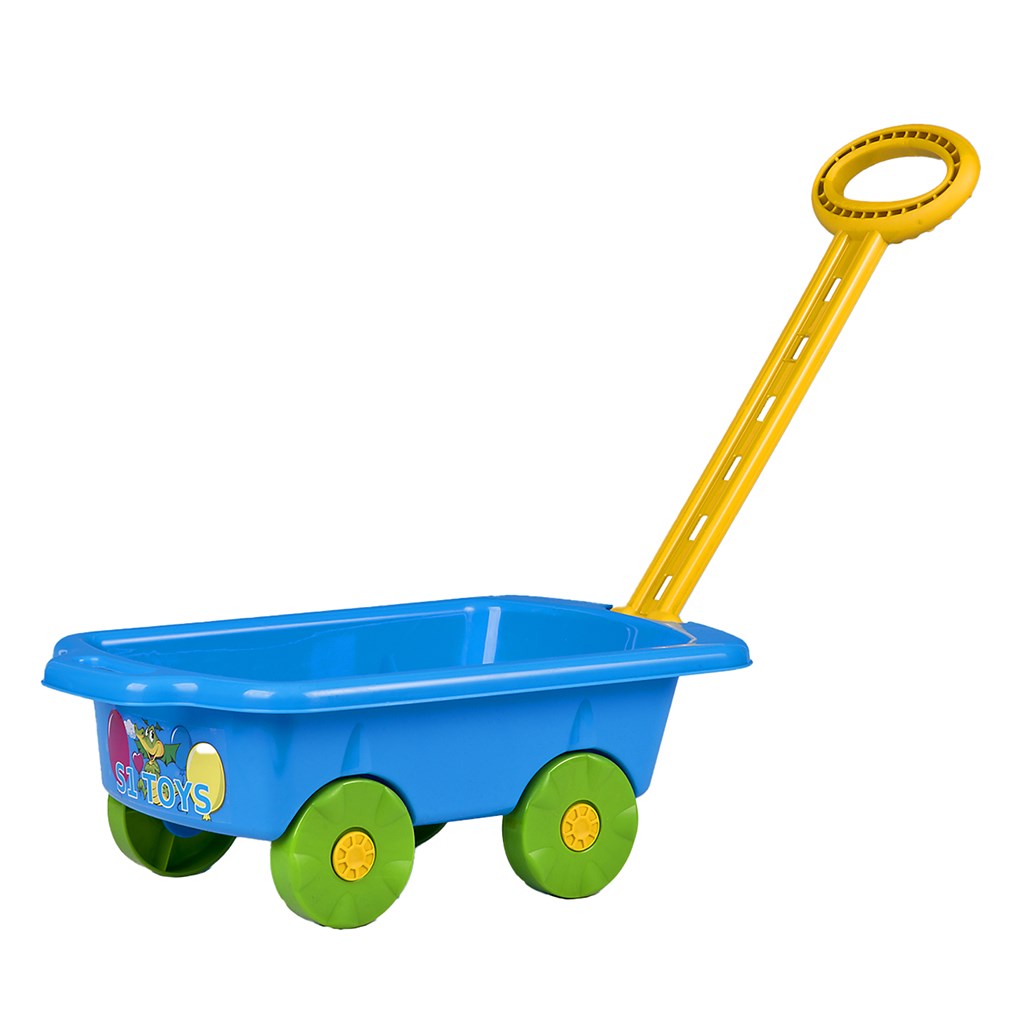 Levně Dětský vozík Vlečka BAYO 45 cm modrý