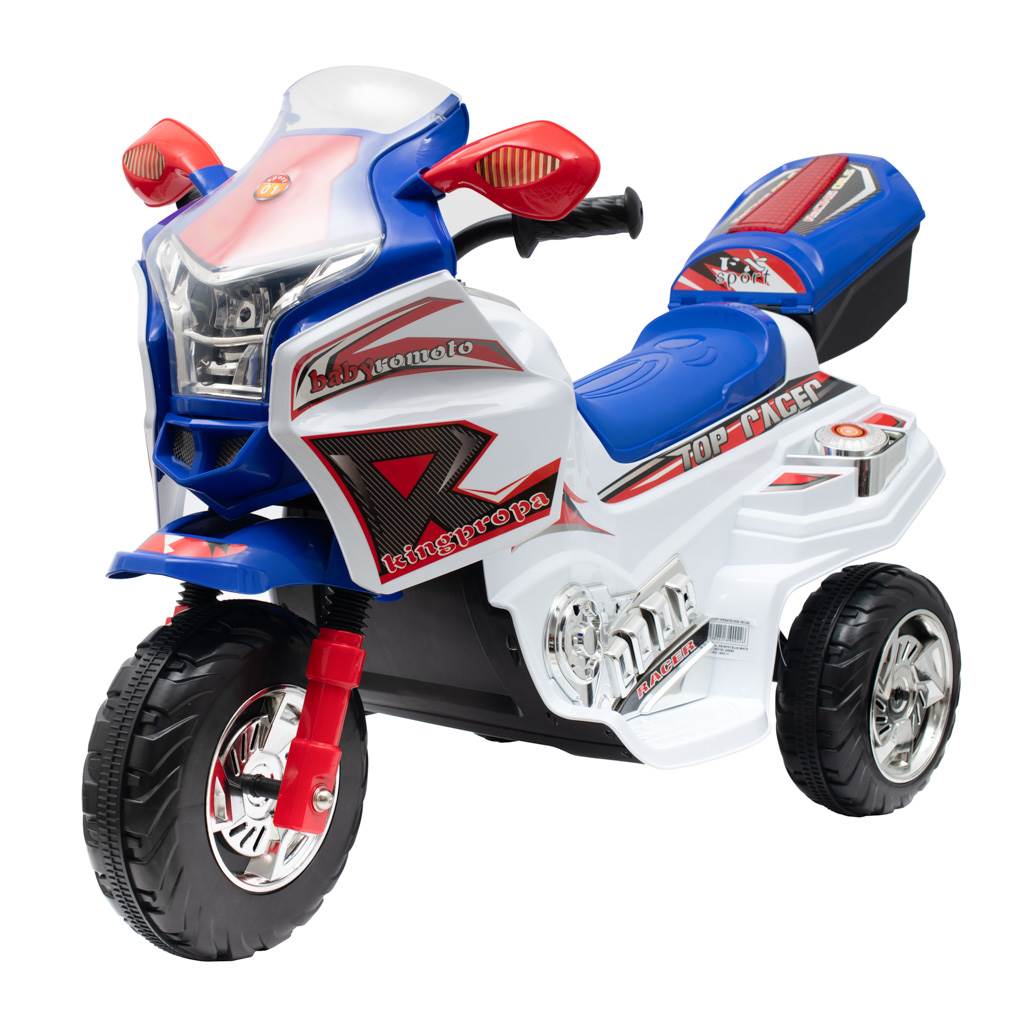 Levně Dětská elektrická motorka Baby Mix RACER bílá