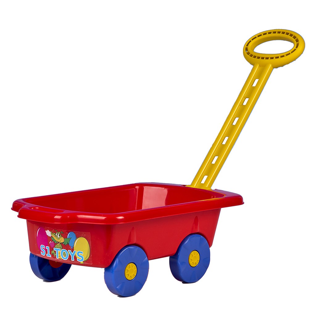 Levně Dětský vozík Vlečka BAYO 45 cm červený