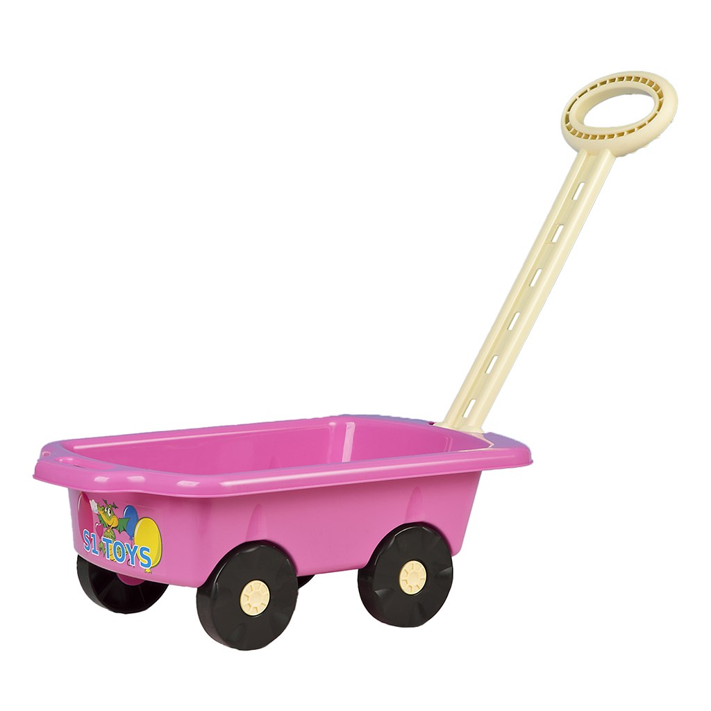 Levně Dětský vozík Vlečka BAYO 45 cm růžový