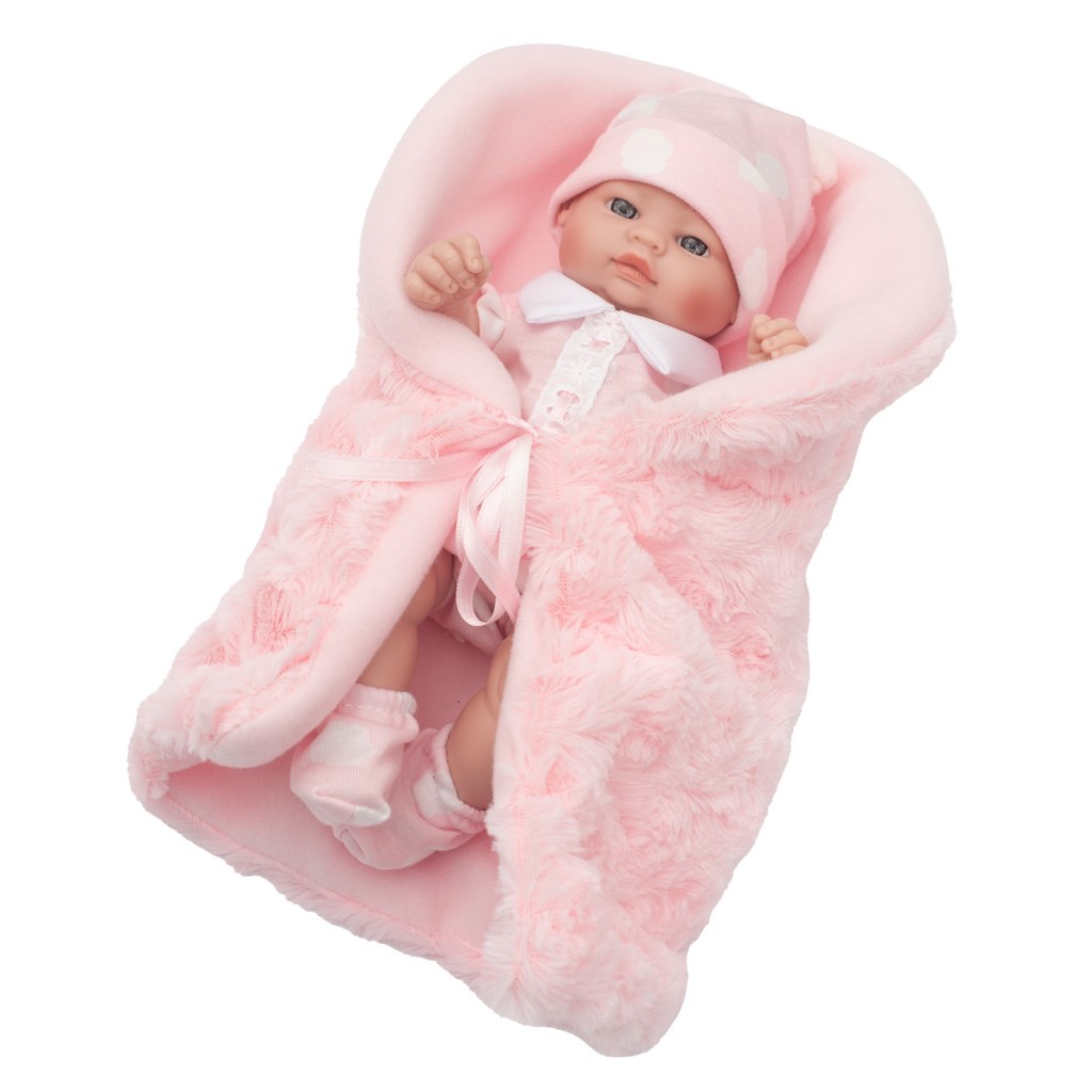 Levně Luxusní dětská panenka-miminko Berbesa Anička 28cm