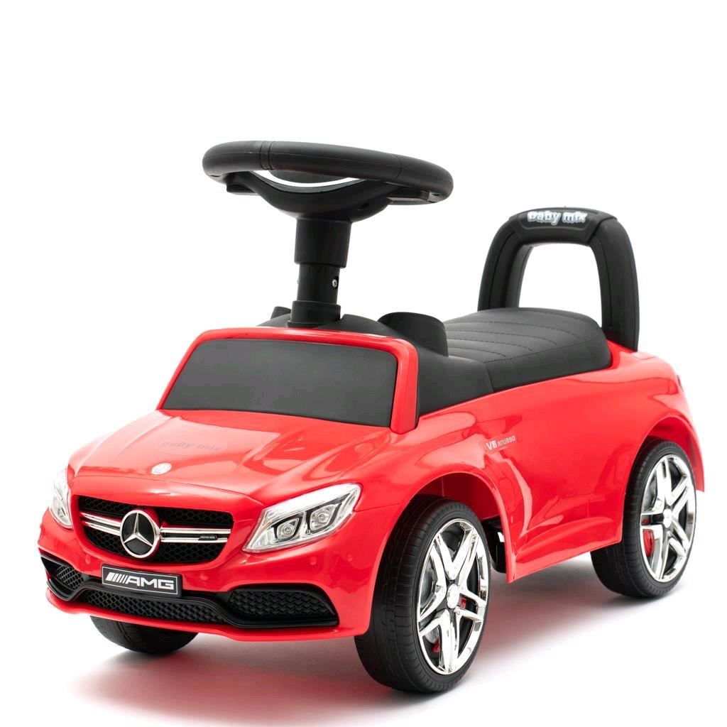 Levně Odrážedlo Mercedes Benz AMG C63 Coupe Baby Mix červené