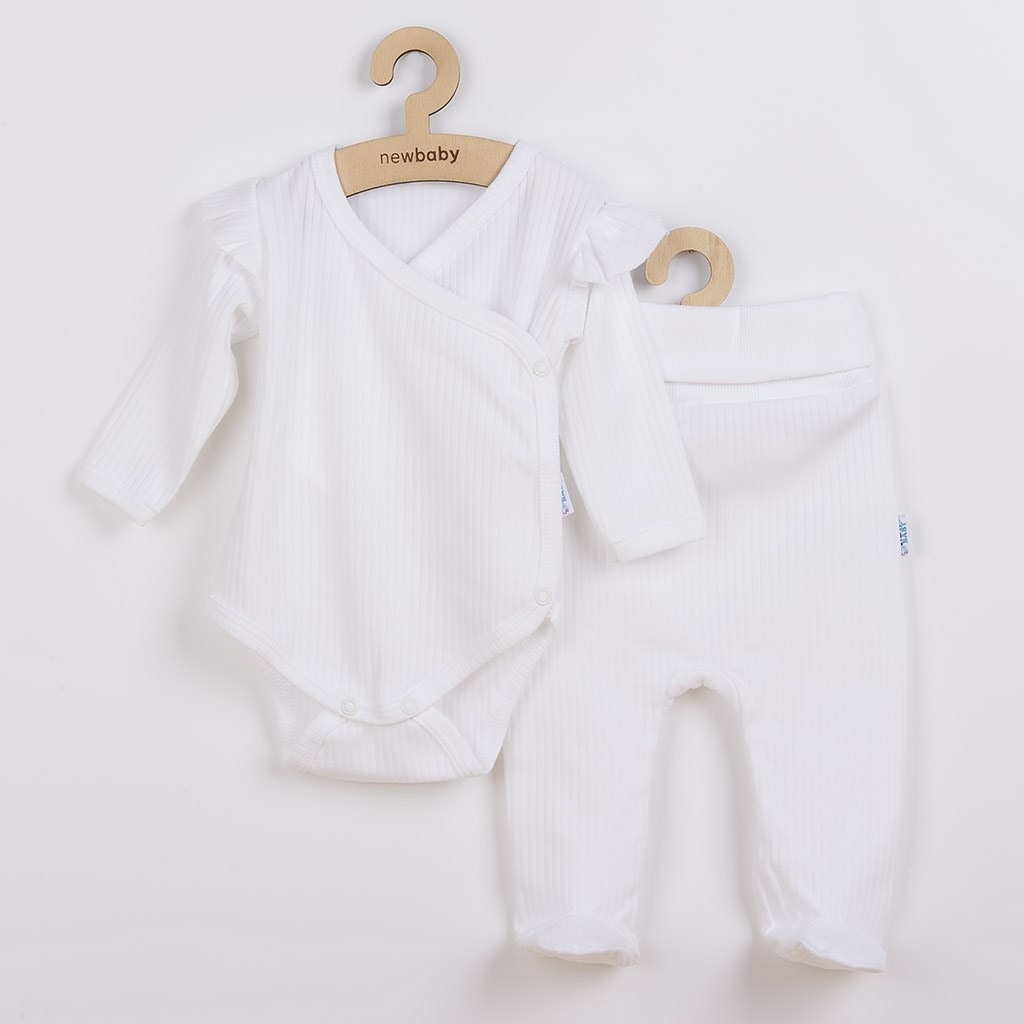 Levně 2-dílná kojenecká souprava New Baby Practical bílá holka