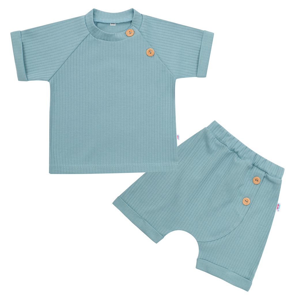 Levně Kojenecká letní souprava tričko a kraťásky New Baby Practical