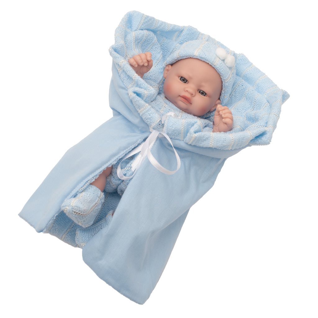 Levně Luxusní dětská panenka-miminko chlapeček Berbesa Charlie 28cm