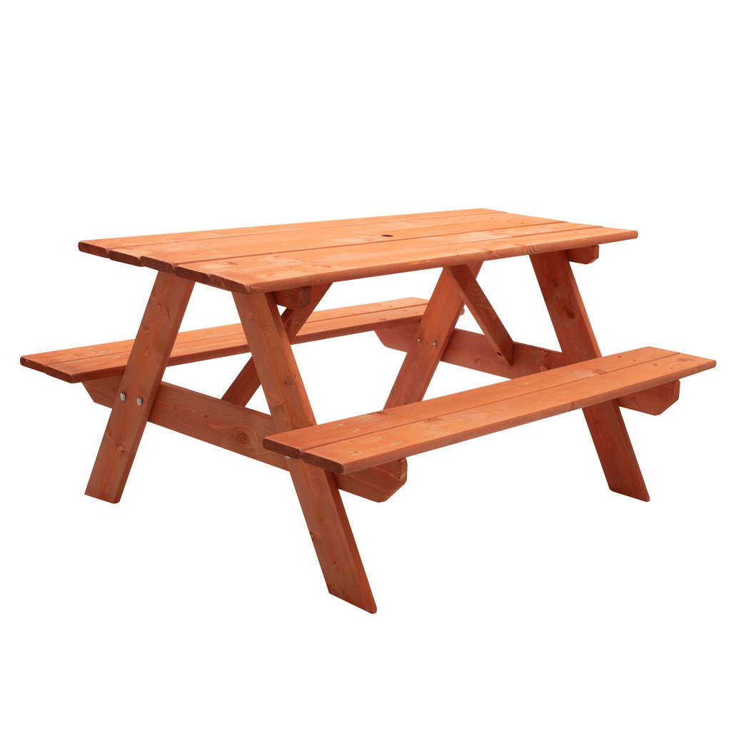 Levně Dětské dřevěné posezení lavice a stůl NEW BABY 118 x 90 cm