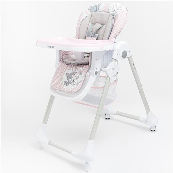 Levně Jídelní židlička Baby Mix Infant pink