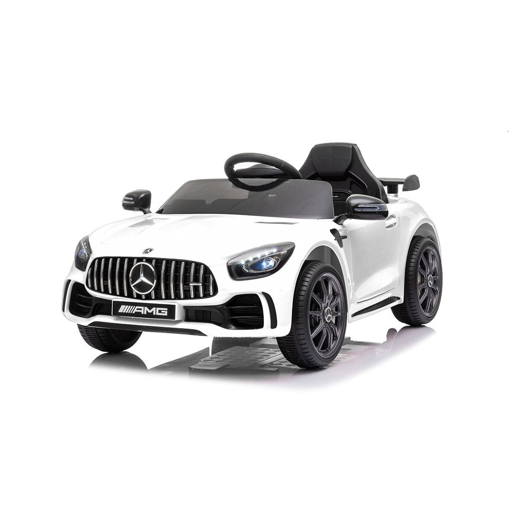 Levně Elektrické autíčko Baby Mix Mercedes-Benz GTR-S AMG white