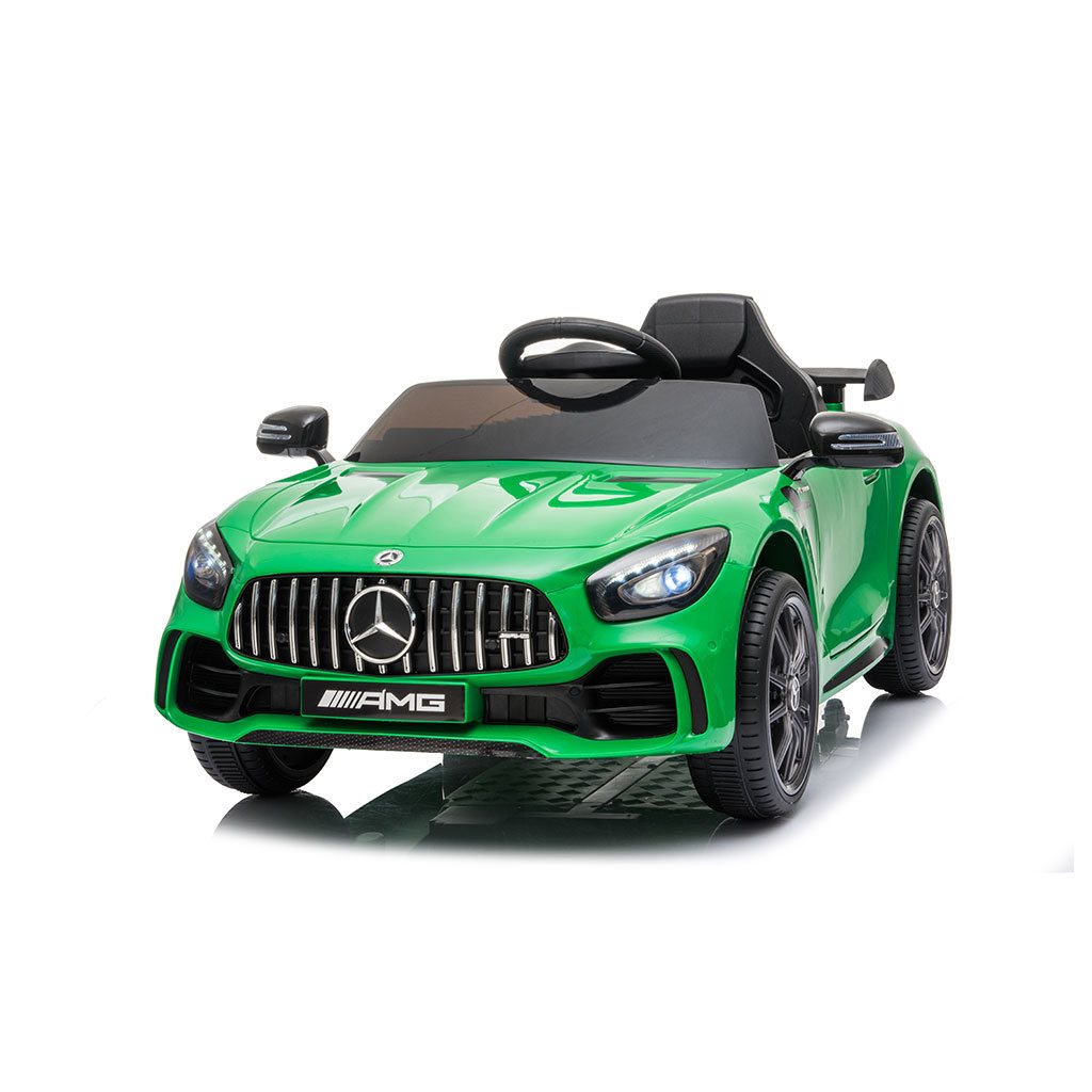 Levně Elektrické autíčko Baby Mix Mercedes-Benz GTR-S AMG green