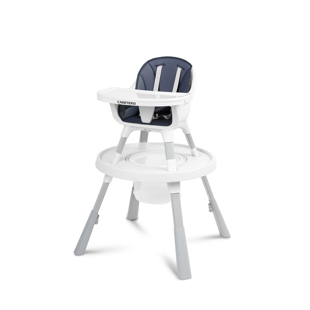 Levně Jídelní židlička CARETERO 3v1 Velmo blue