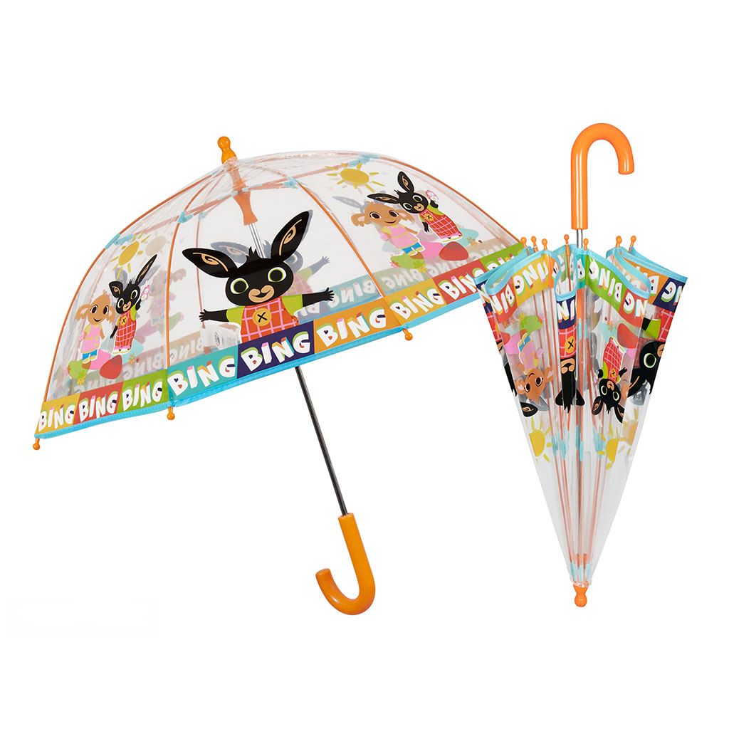 Levně Dětský deštník Perletti Bing transparent