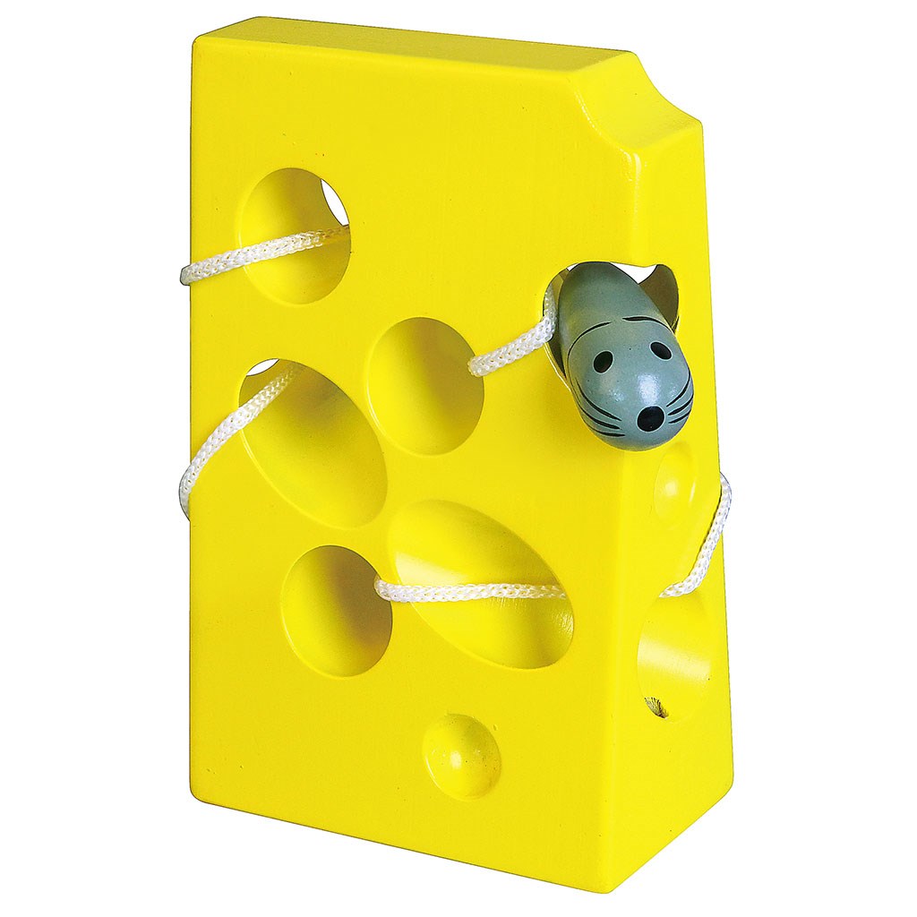 Levně Dřevěná hra Viga Myška v sýru