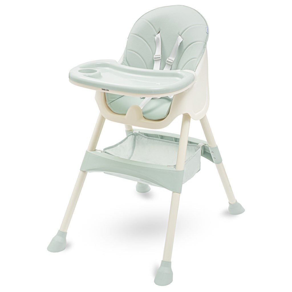 Levně Jídelní židlička Baby Mix Nora dusty green