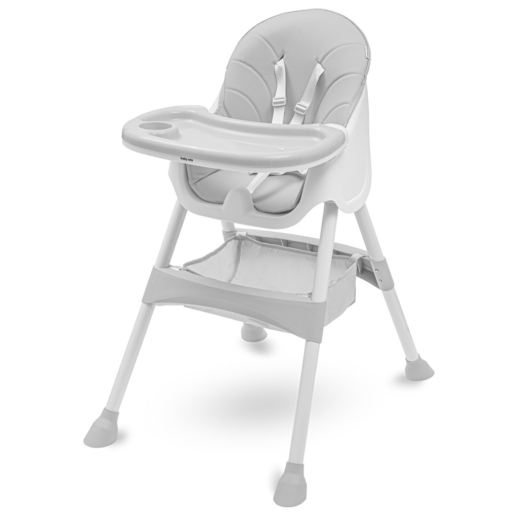 Levně Jídelní židlička Baby Mix Nora dusty grey