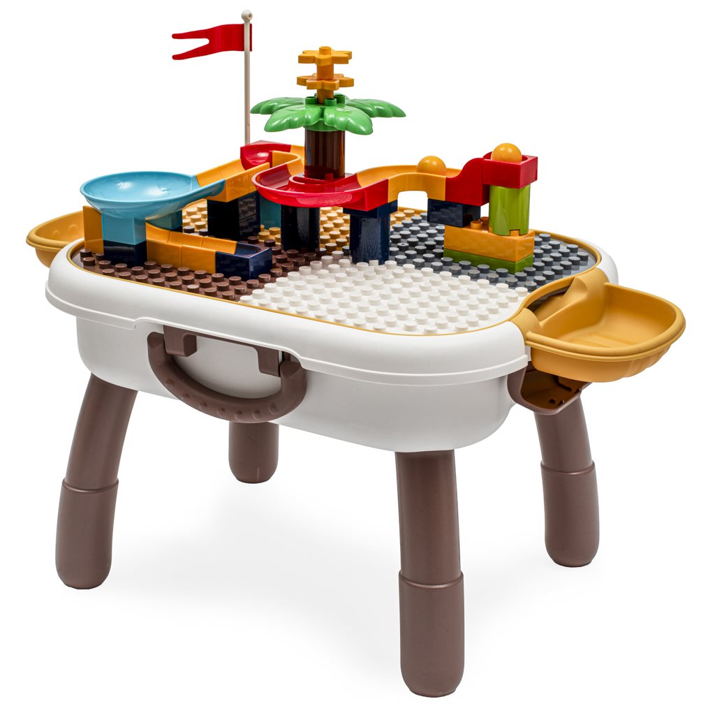 Levně Hrací stůl pro děti stavebnice BABY MIX
