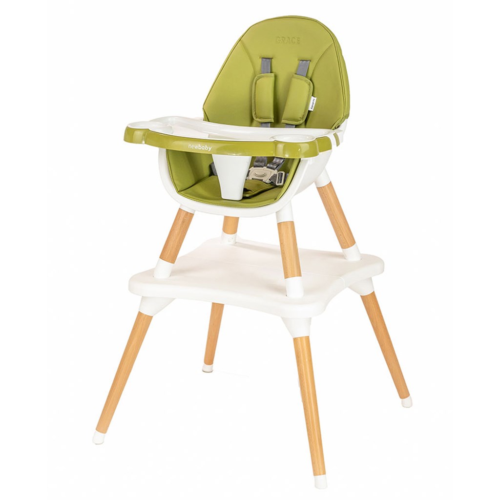 Levně Jídelní židlička 3v1 New Baby Grace green