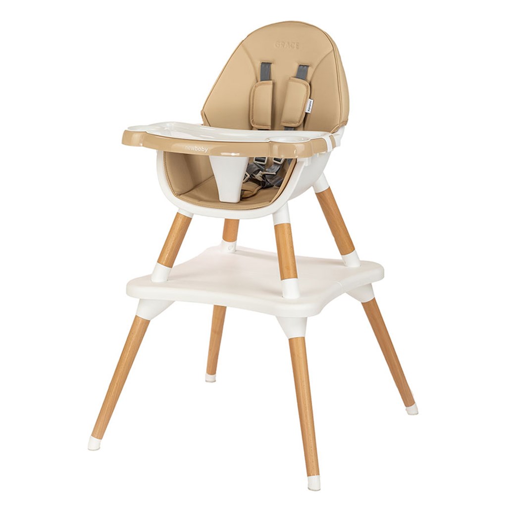 Levně Jídelní židlička 3v1 New Baby Grace beige