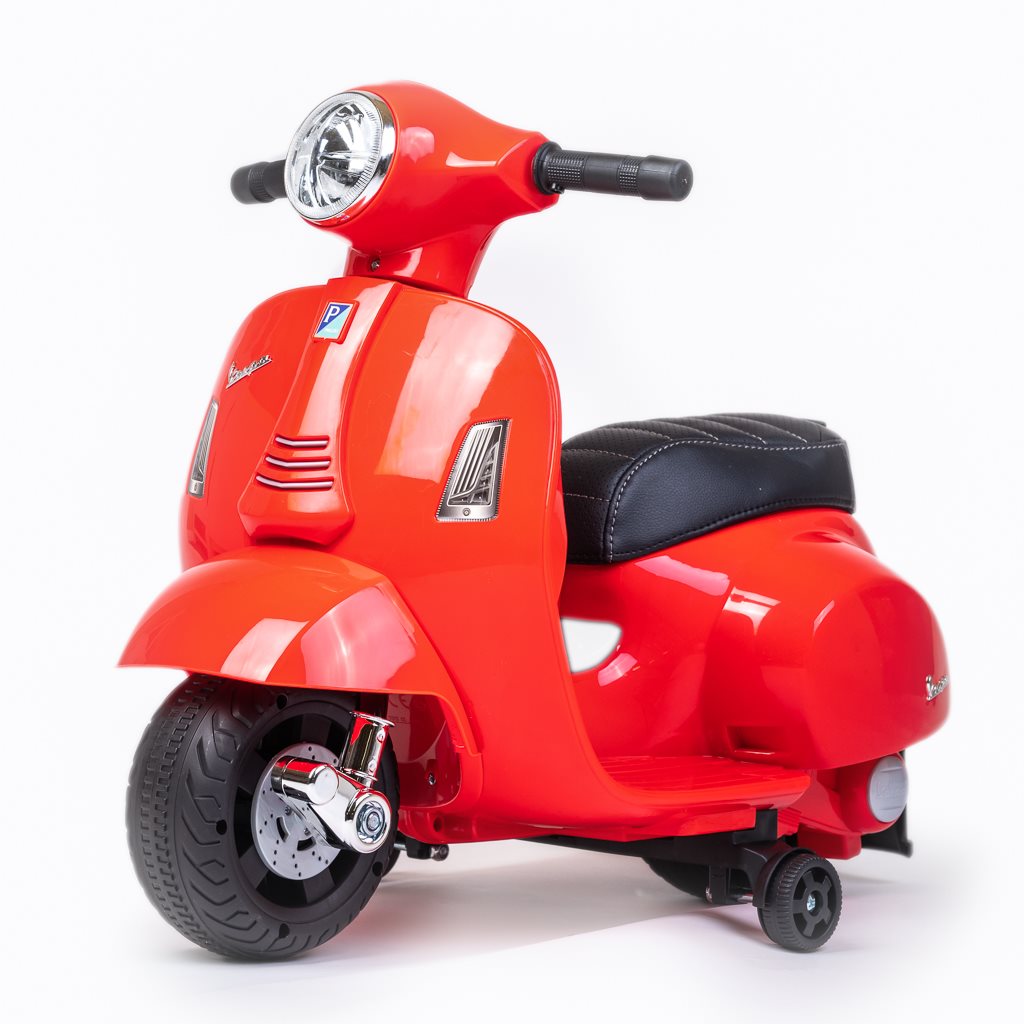 Levně Dětská elektrická motorka Baby Mix Vespa červená
