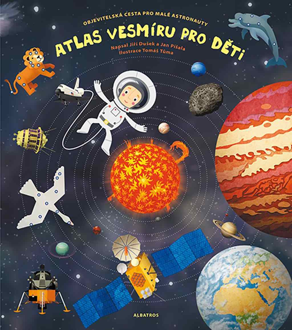 Levně Atlas vesmíru pro děti - Jiří Dušek, Jan Píšala