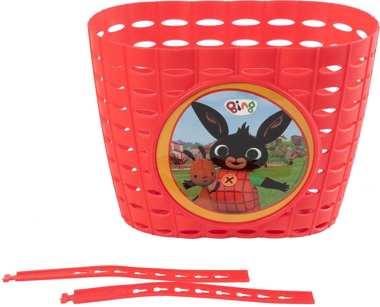 Dětské košík na kolo Bing červený, vel. Univerzální