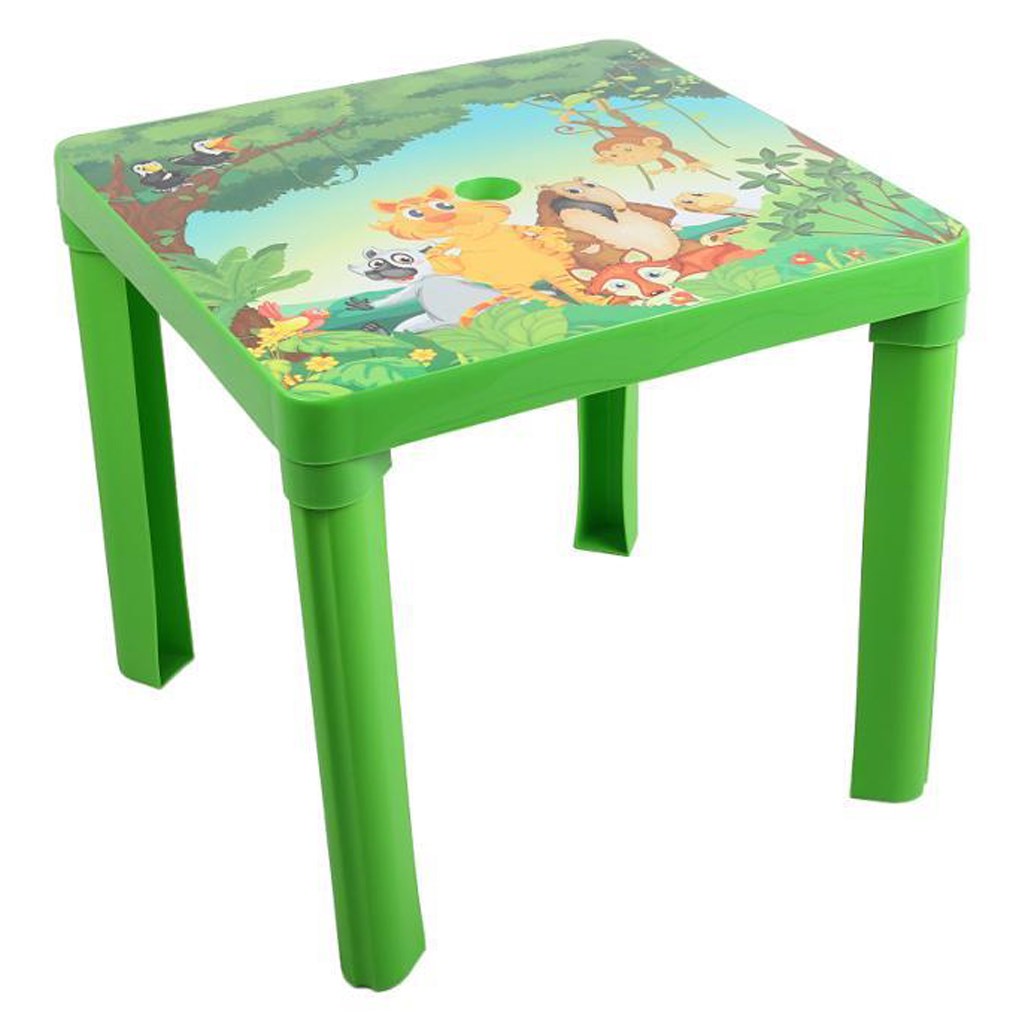 Levně Dětský zahradní nábytek - Plastový stůl zelený