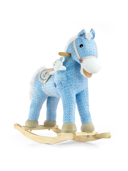 Levně Houpací koník s melodií Milly Mally Pony modrý